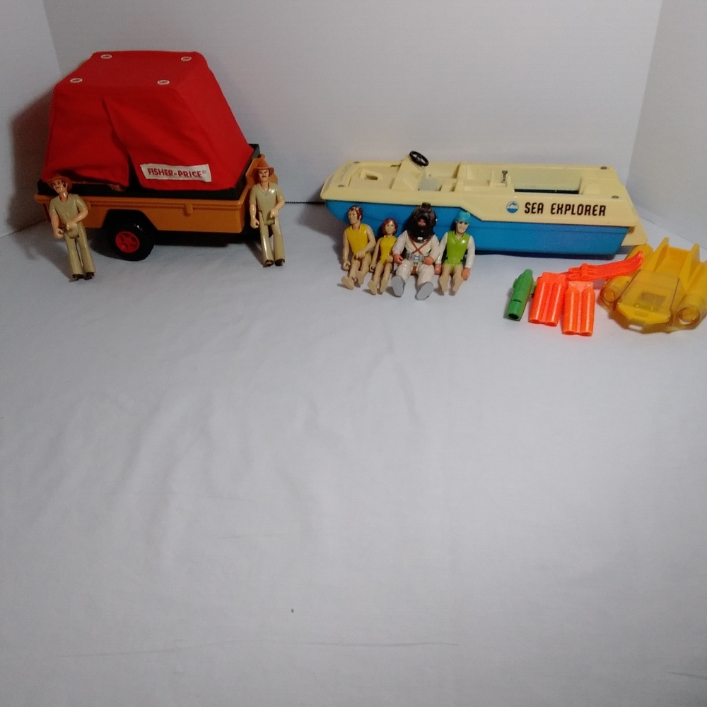 Fisher Price Vintage Adventure People Playset Bundle